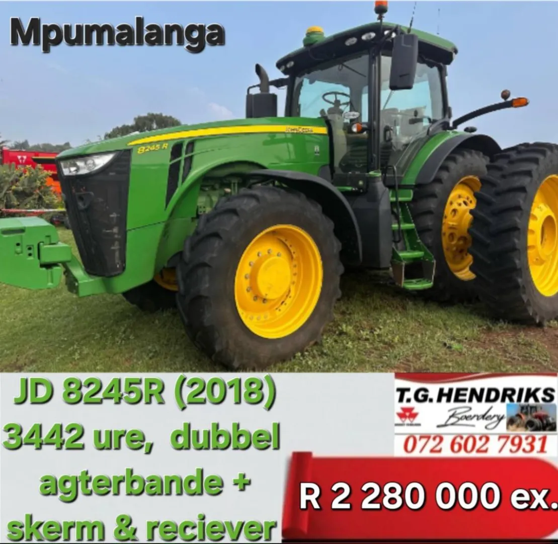 John Deere 8245R | 2018 Model | T.G Hendriks