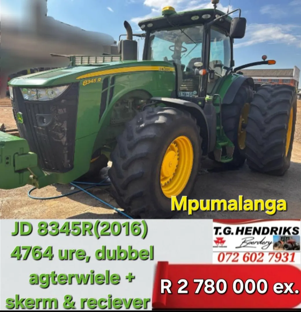 John Deere 8345R | 2016 Model | T.G Hendriks