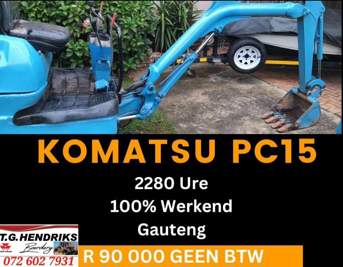 Komatsu PC15 | T.G Hendriks