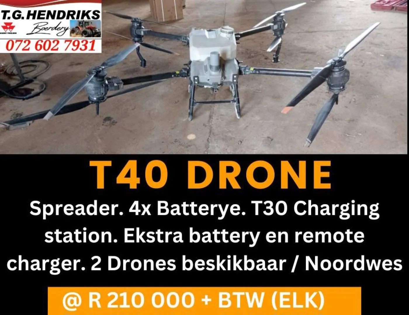 T40 Drone | T.G Hendriks