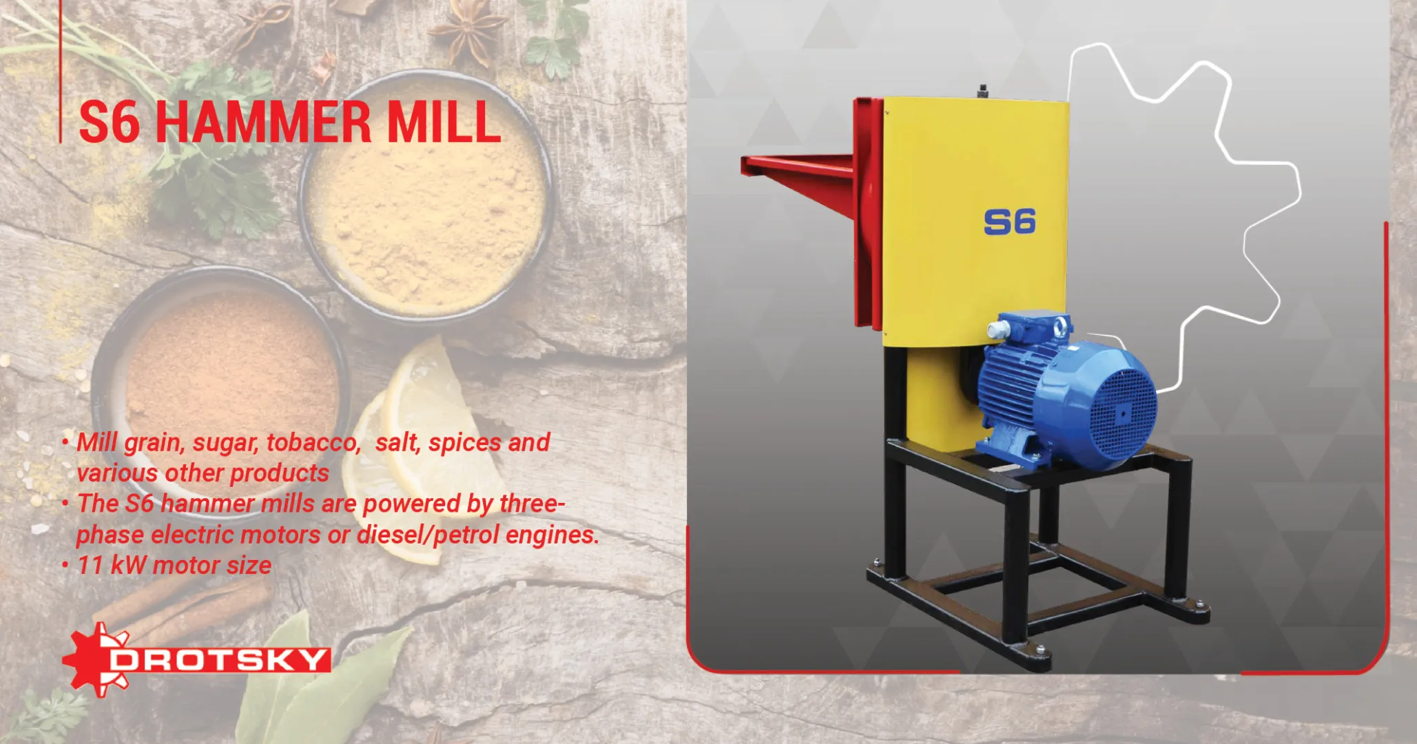S6 Hammer mill| Drotsky