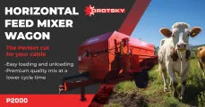 Horizontal feed mixer wagon | P2000 | Drotsky