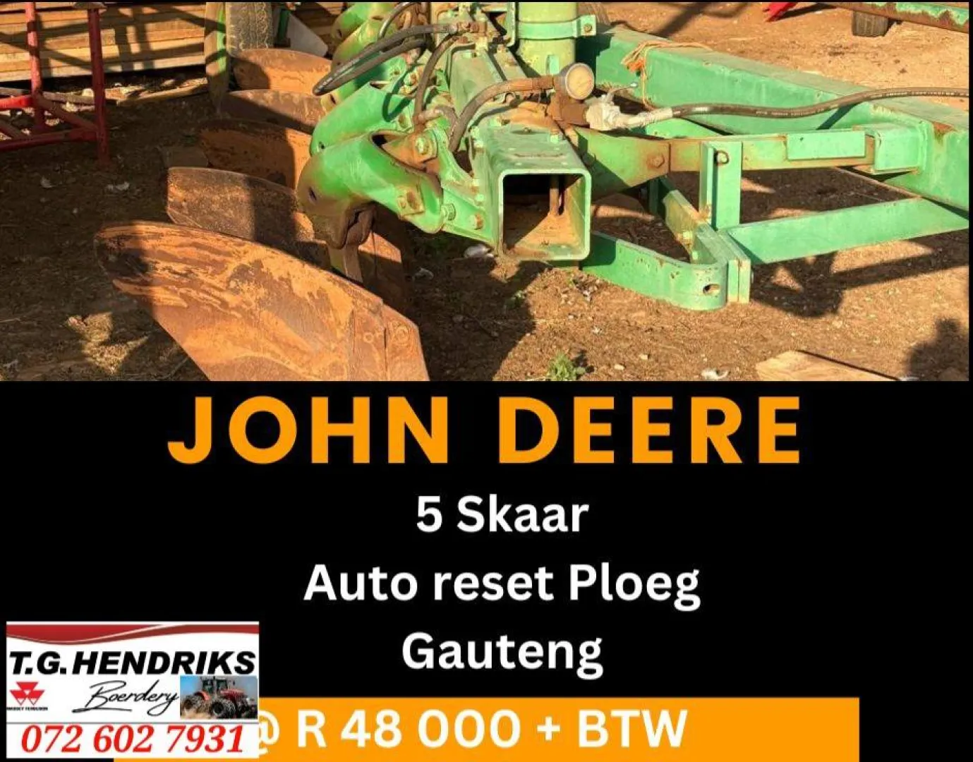 John Deere | 5-Skaar | T.G Hendriks