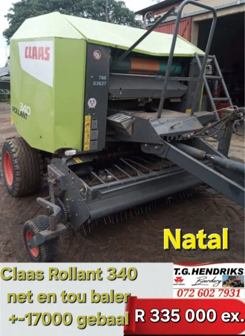 Claas Rollant 340 net en toubaler | T.G Hendriks