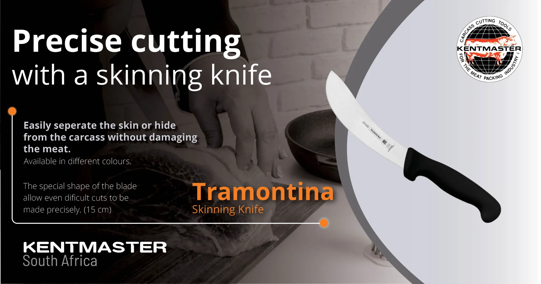 Tramontina skinning knife for precise cutting | Kentmaster
