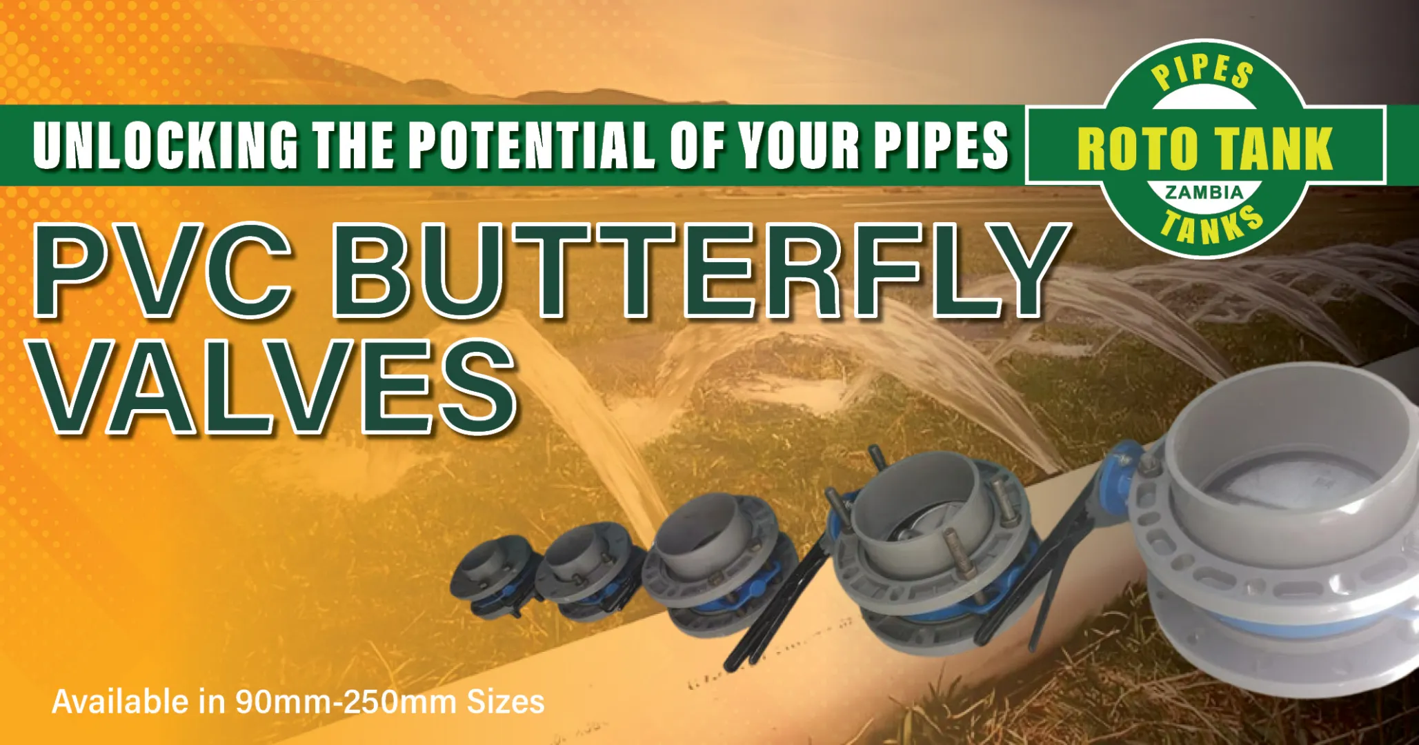 PVC vutterfly valves – Smooth control, seamless flow! | Roto Tanks