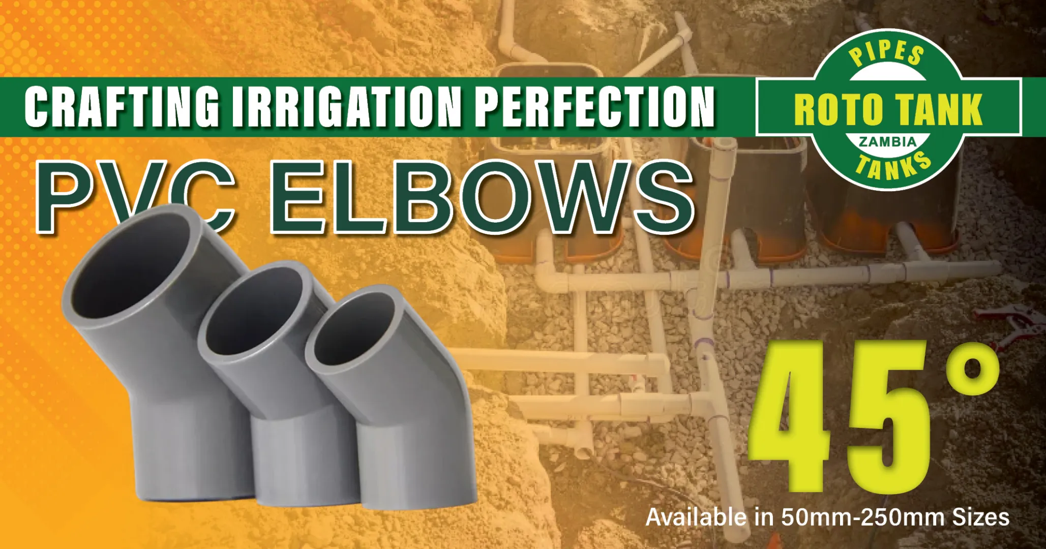 PVC 45° Elbows – Perfect Angles, Perfect Flow! | Roto Tanks