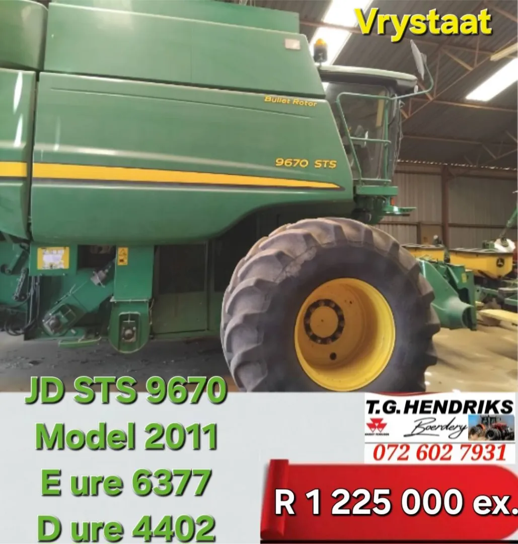 John Deere STS 9670 | 2011 Model | T.G Hendriks