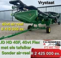 John Deere HD 40F, 40vt Flex met eie tafelkar | T.G Hendriks