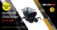 Mazda FEEFI DOHC 2L 16V EFI gold cover engine | Engine Den