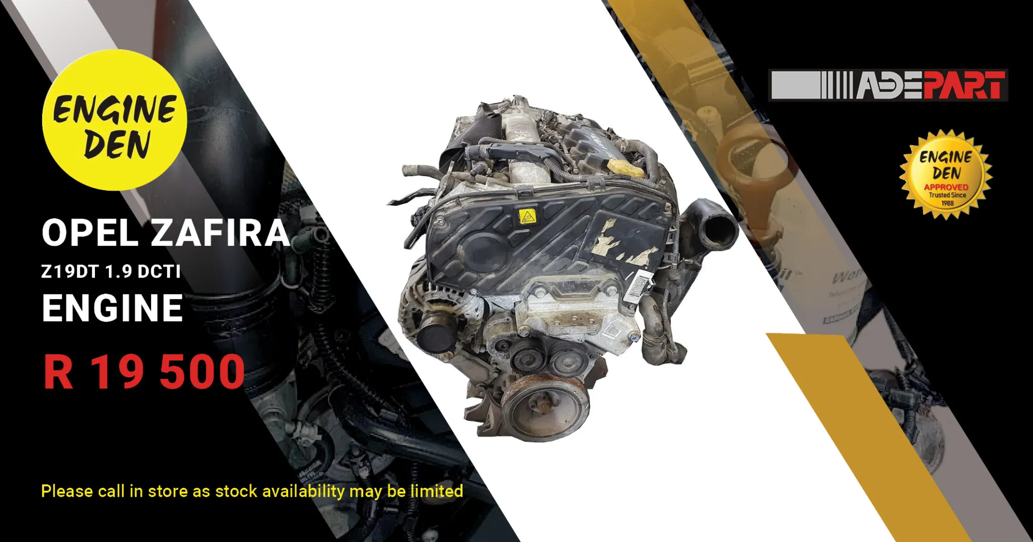 Opel Zafira Z19DT 1,9 DCTI engine | Engine Den