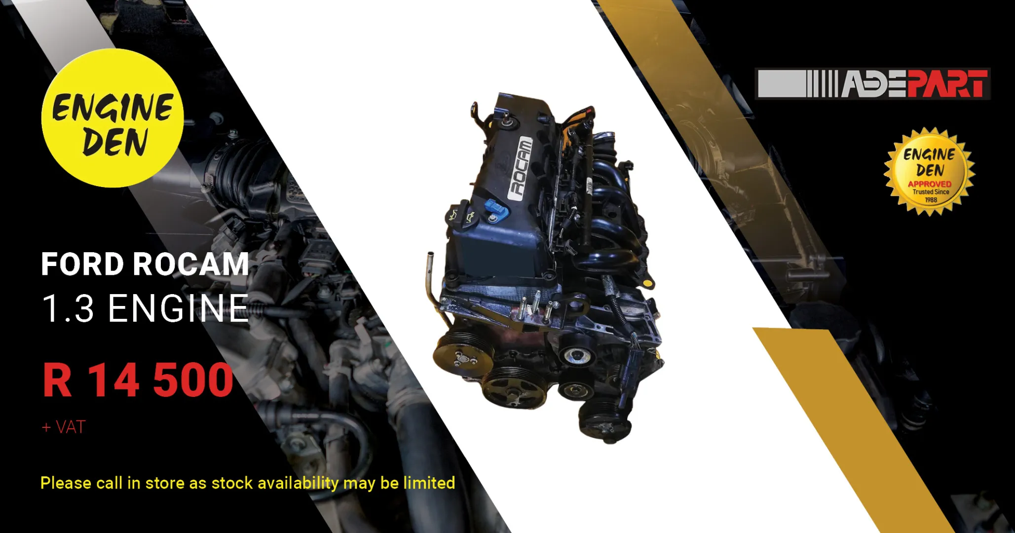 Ford ROCAM 1.3 engine | Engine Den