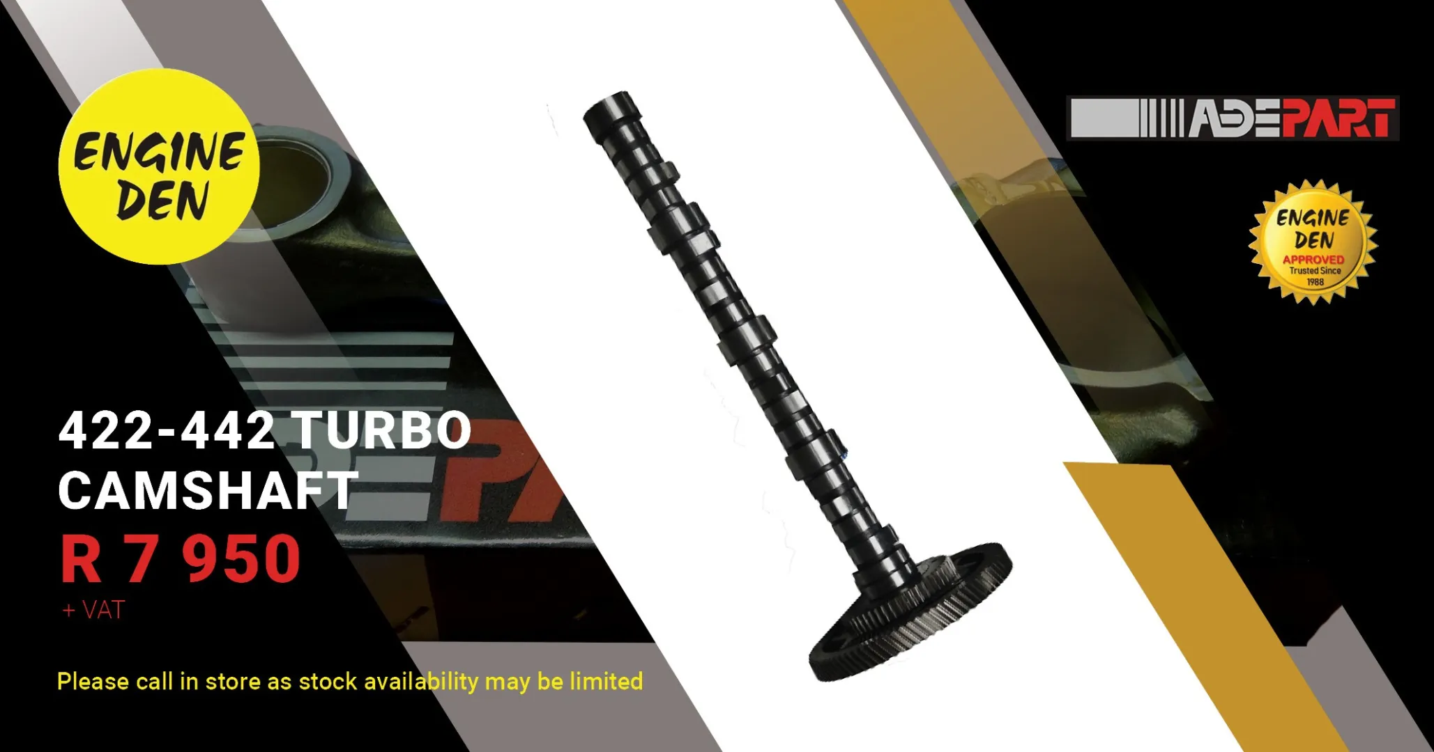 422-442 Turbo camshaft | Engine Den