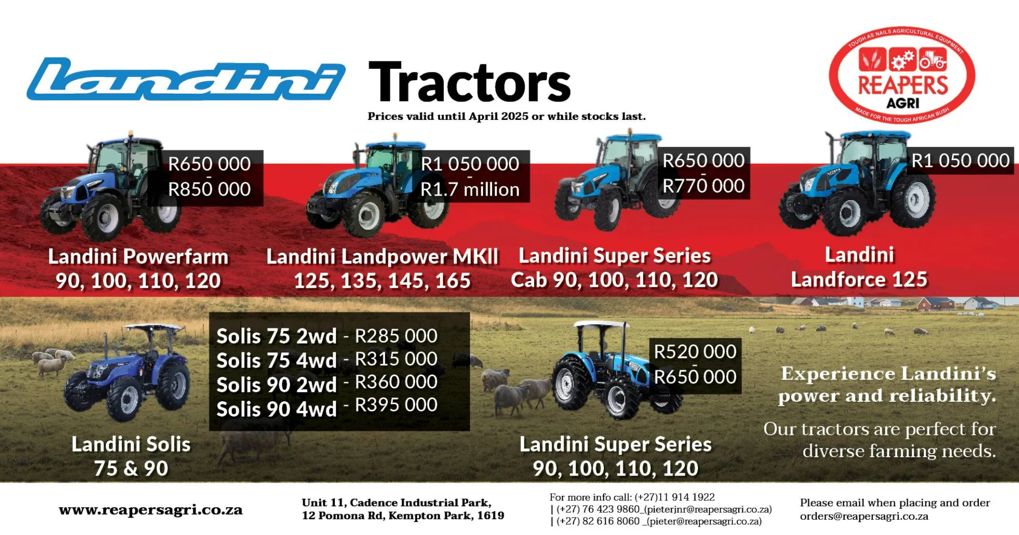 Landini Tractors | Reapers Agri