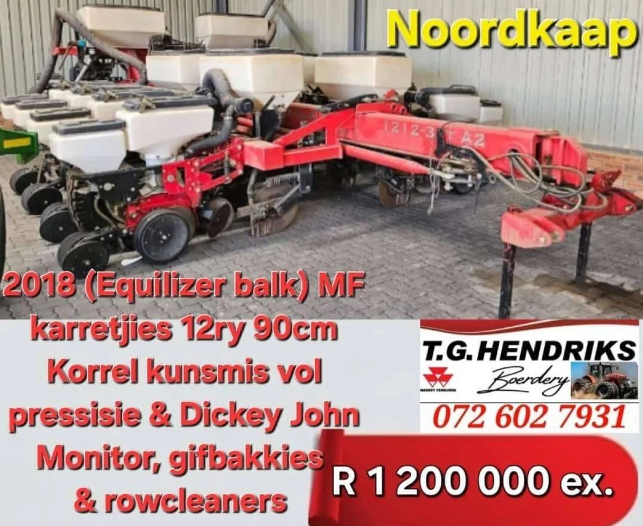2018 Equilizer balk MF | T.G. Hendriks