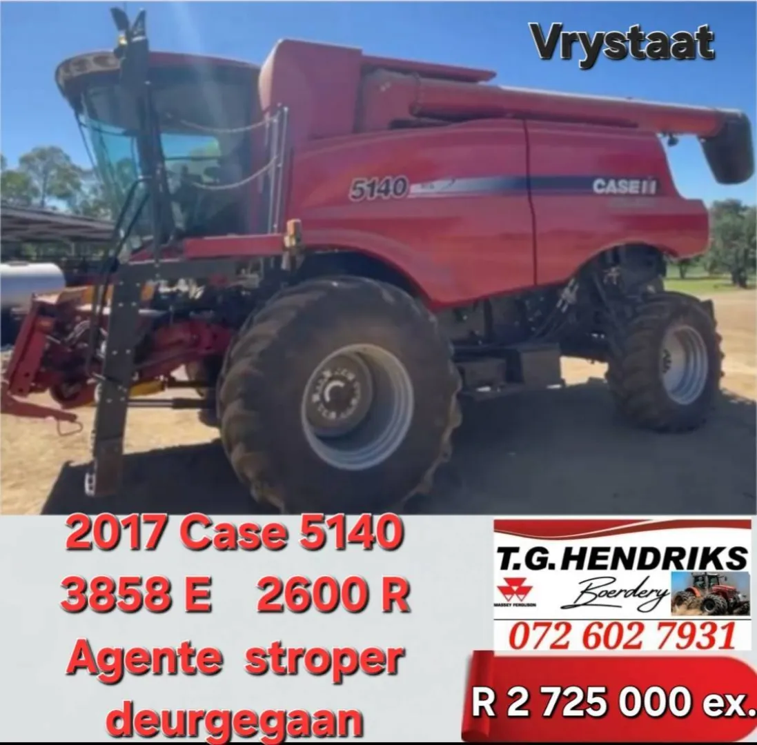 2017 Case 5140 3858 E / 2600 R | T.G. Hendriks