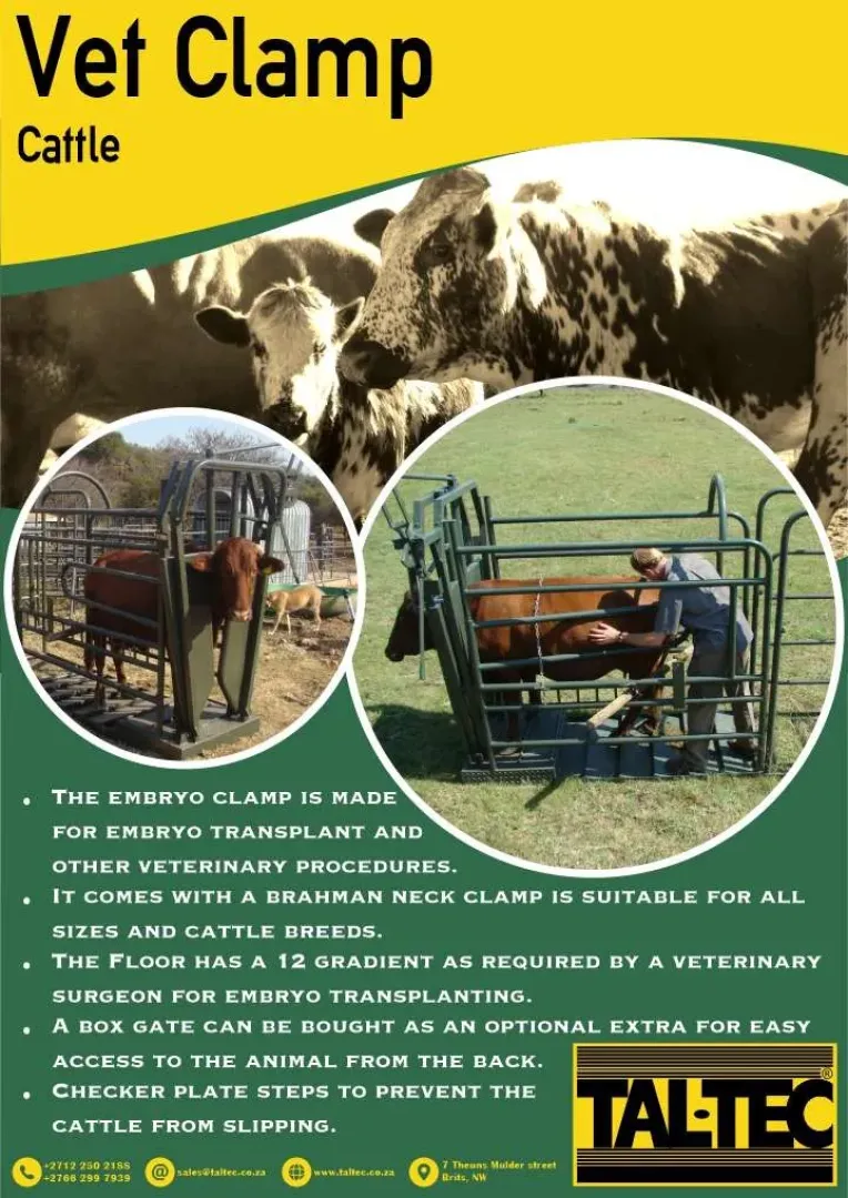 Box Gate for Vet Clamp | Tal-Tec