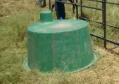 Fiberglass Tank with Sump (1300 litre) | Tal-Tec