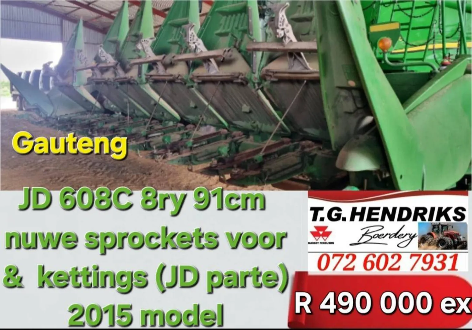 John Deere 608C 8ry 91cm | T.G. Hendriks