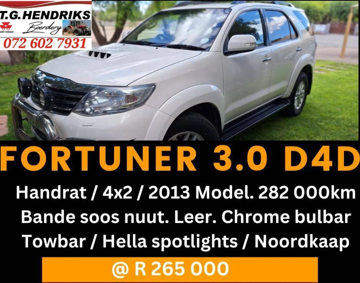Fortuner 3.0 D4D | T.G. Hendriks