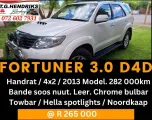 Fortuner 3.0 D4D | T.G. Hendriks