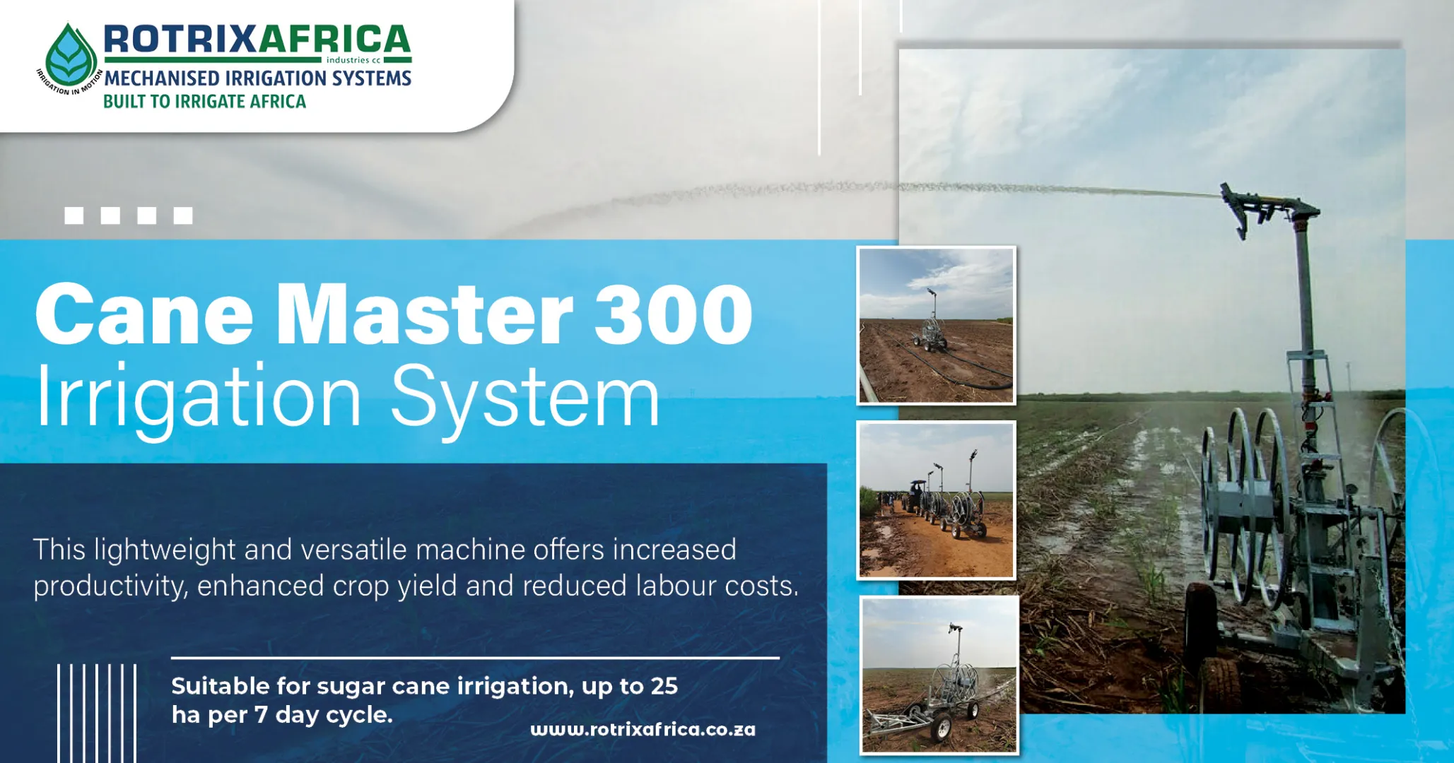 Cane Master 300 | Rotrix Africa Irrigation Systems