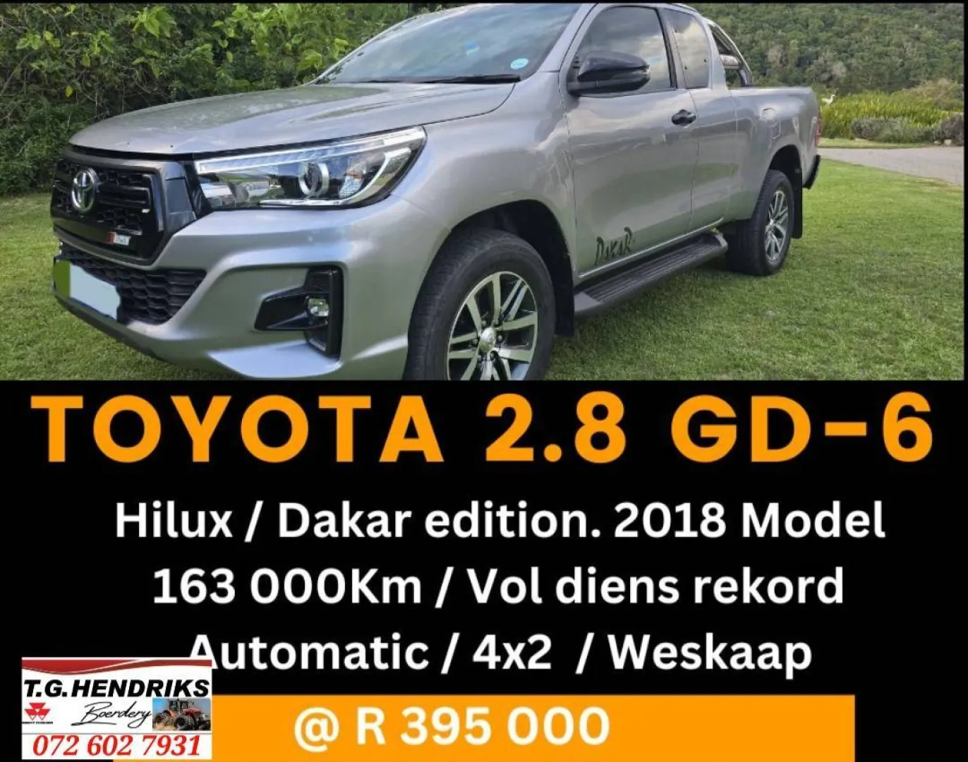 Toyota 2.8 GD-6 | T.G. Hendriks