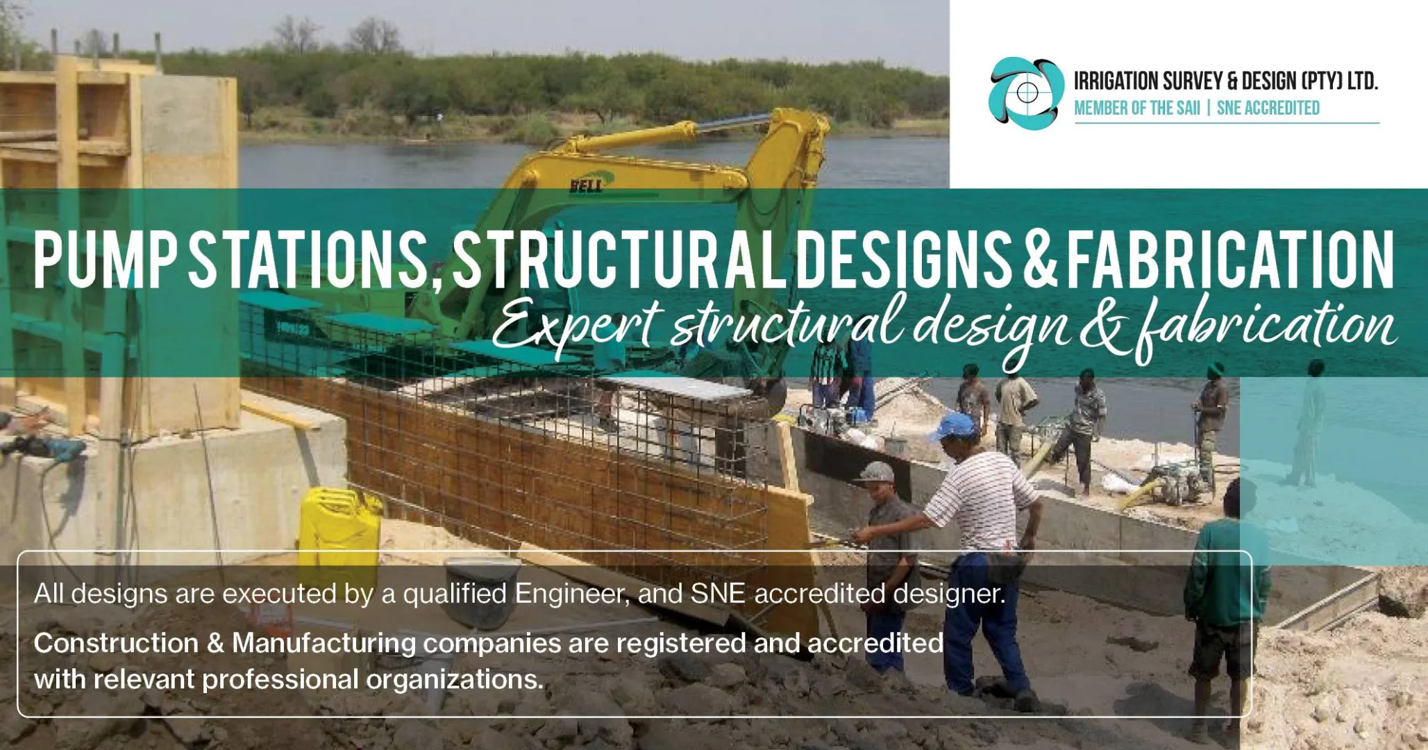 Pump stations, expert structural designs &amp; fabrication | Irrigation Survey &amp; Design