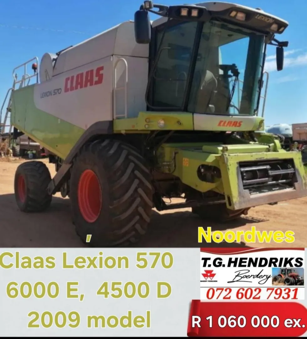 Claas Lexion 570 6000E / 4500 D | T.G. Hendriks
