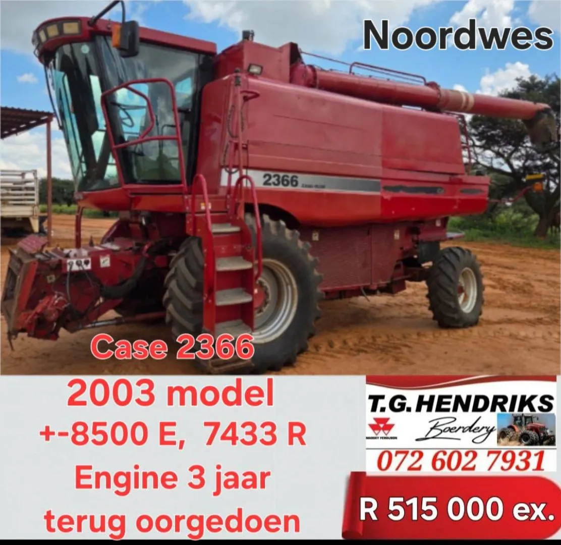 Case 2366 / 2003 Model 8500 E / 7433 R | T.G. Hendriks