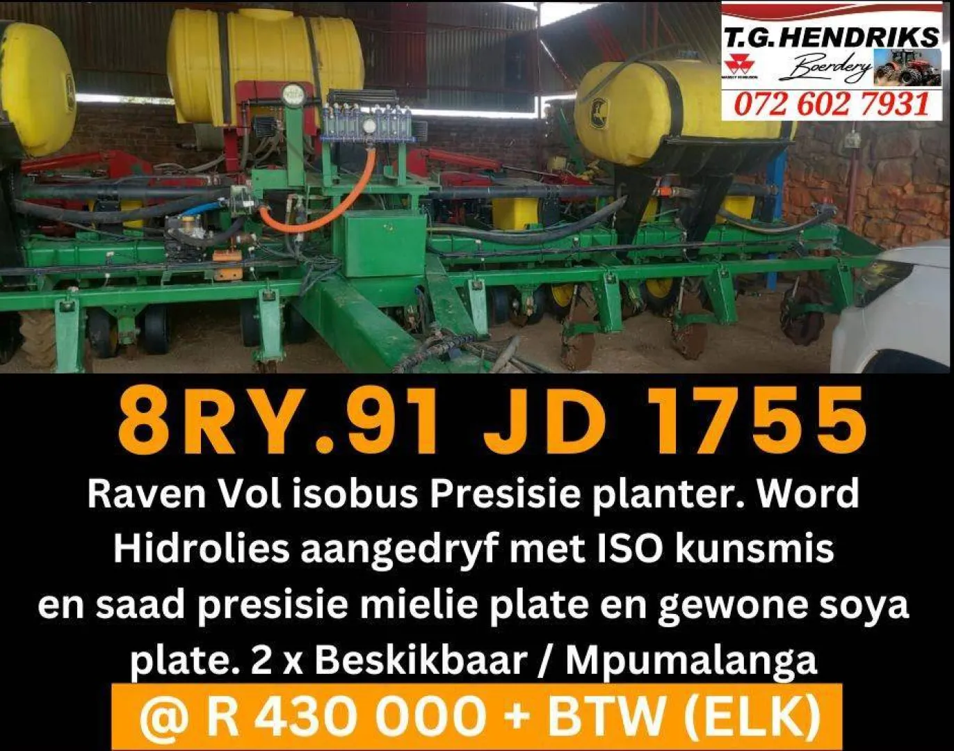8RY.91 John Deere 1755 | T.G. Hendriks