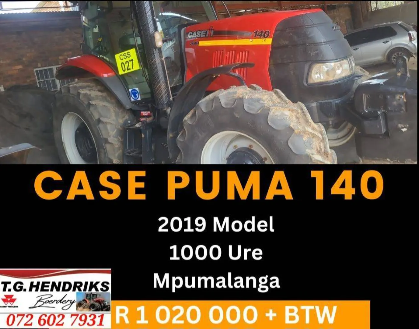 Case puma 140 | T.G. Hendriks