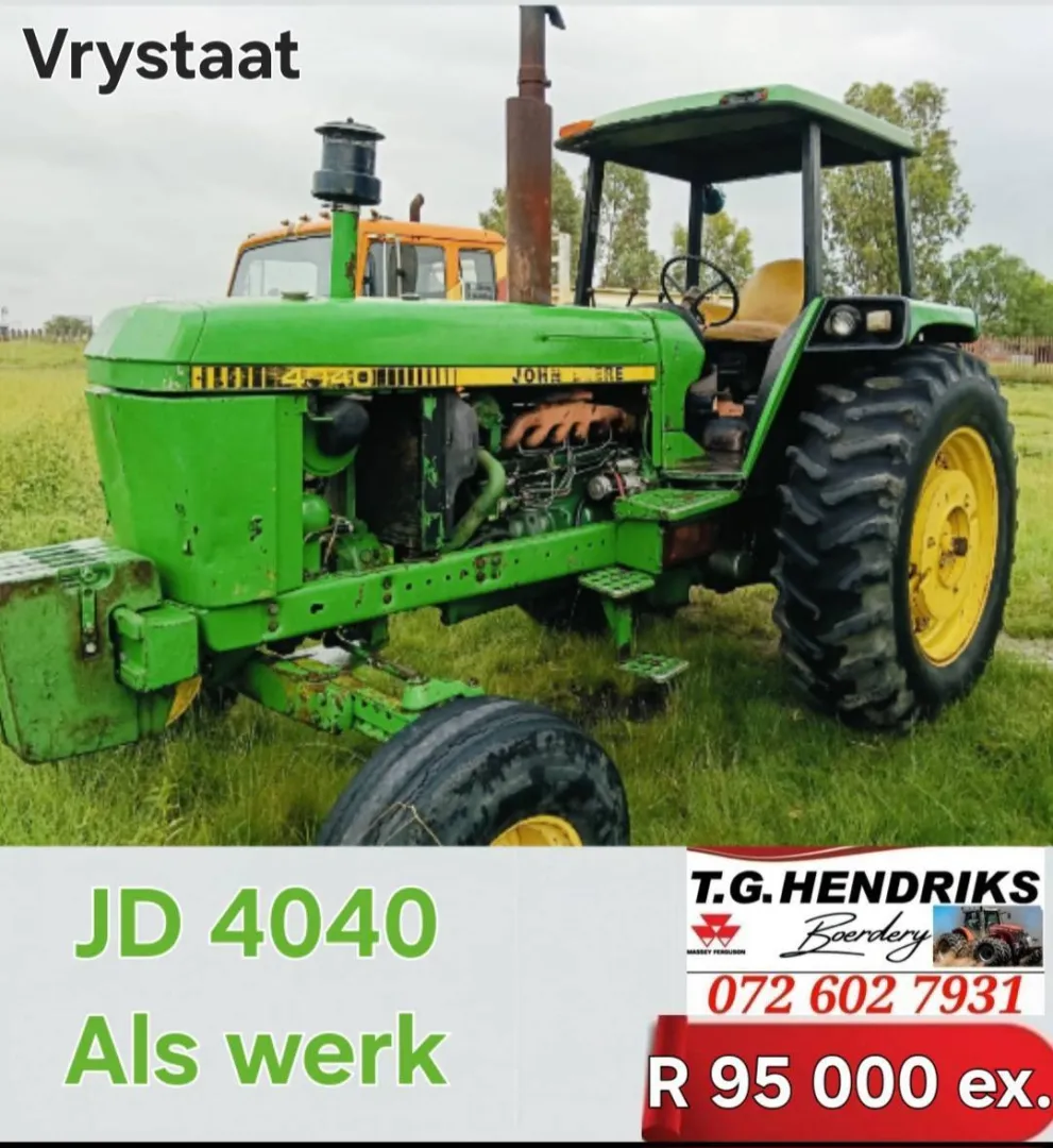 John Deere 4040 Als werk | T.G. Hendriks