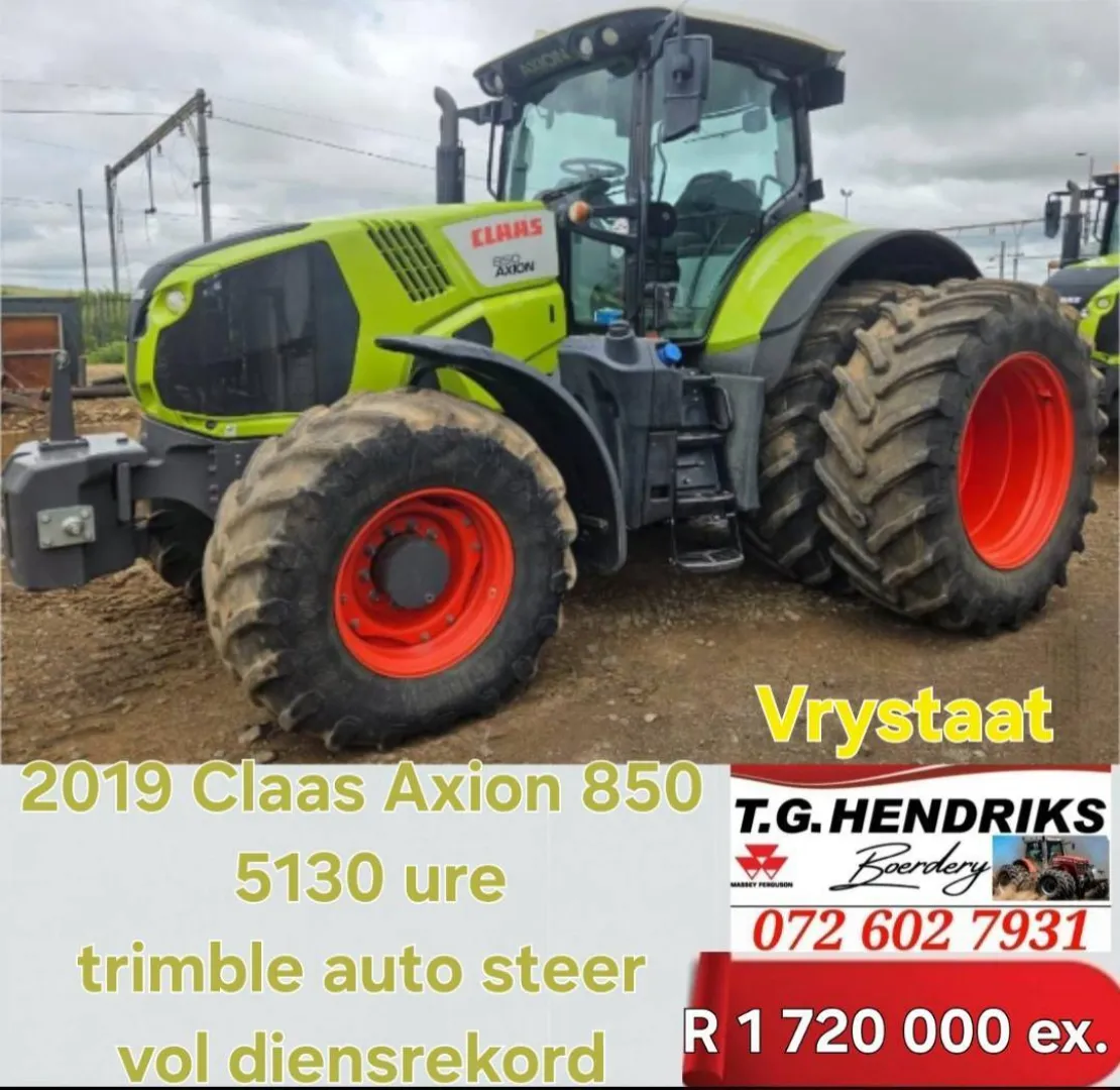 2019 Claas Axion 850 5130 ure | T.G. Hendriks