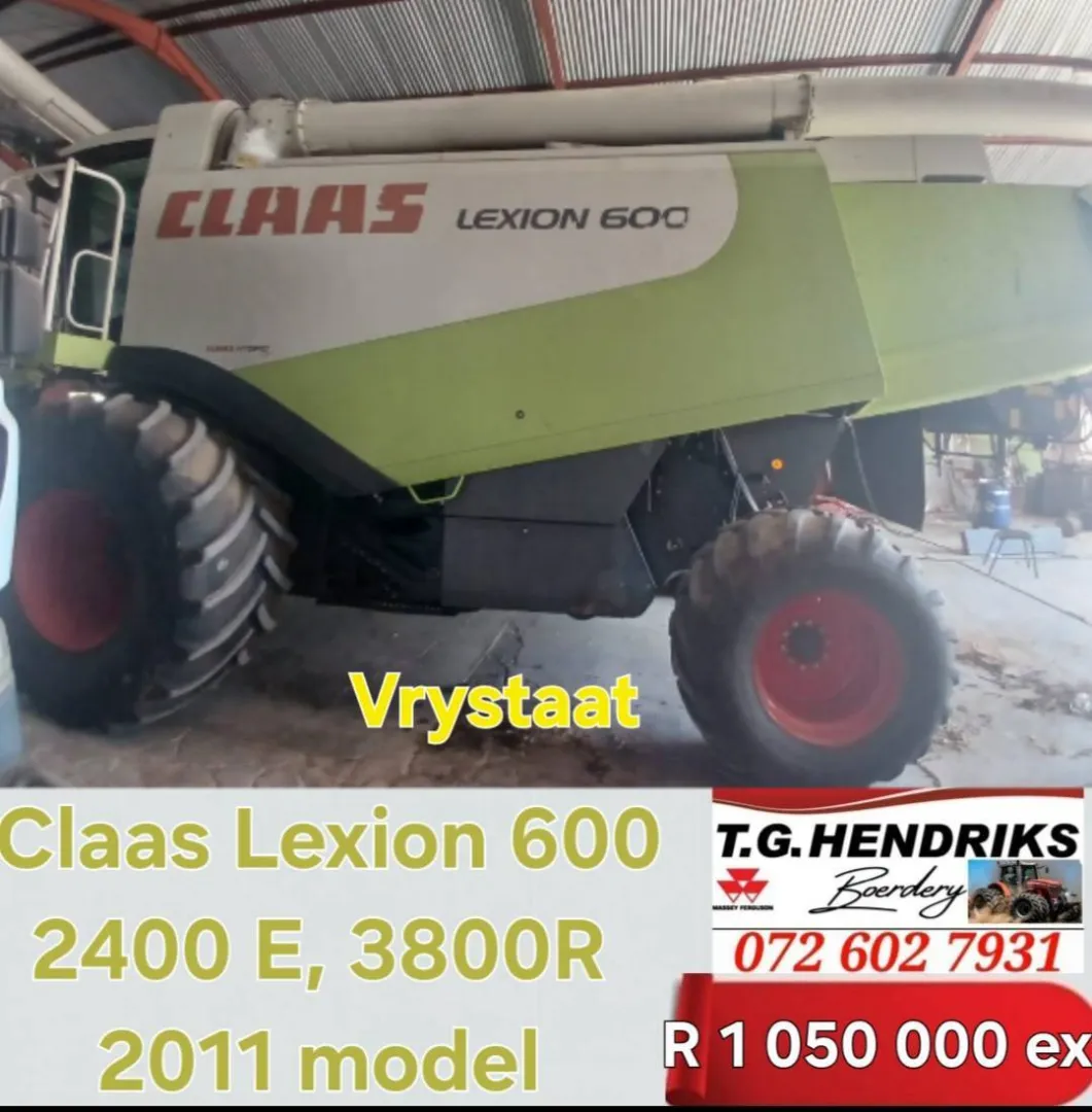 Claas Lexion 600 2400 E / 3800  R / 2011 Model | T.G. Hendriks