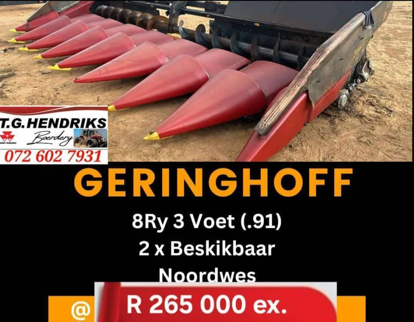 Geringhoff 8ry 3 voet .91 | T.G. Hendriks