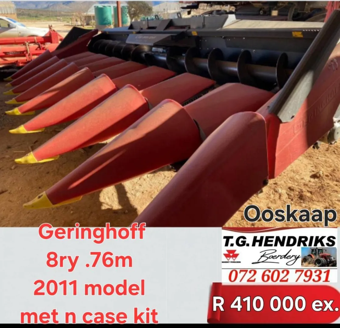 Geringhoff 8ry.76m 2011 Model | T.G. Hendriks