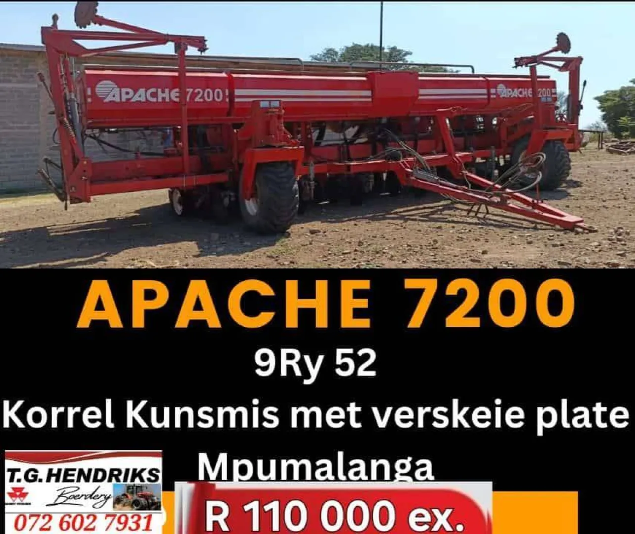 Apache 7200 9ry 52 | T.G. Hendriks