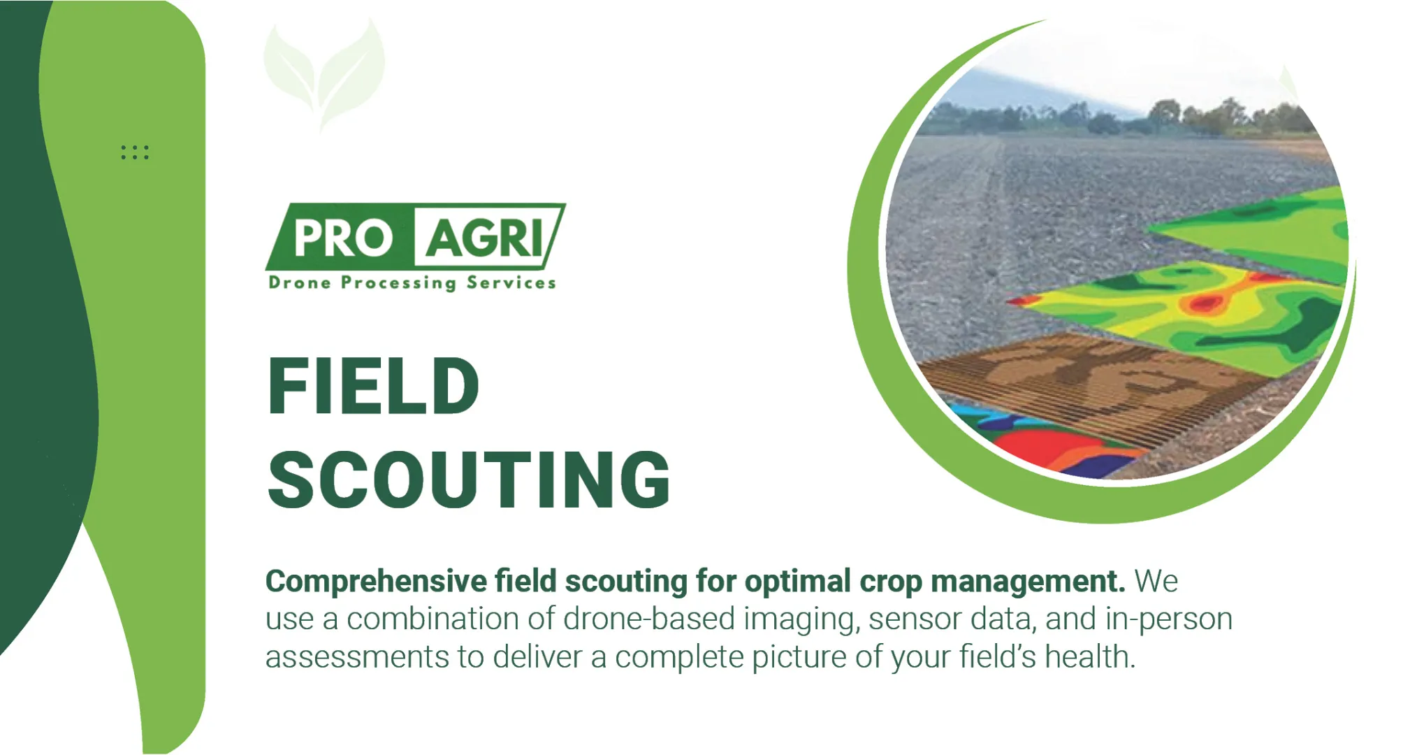 Comprehensive field scouting for optimal crop management | Pro-Agri Drone Processing Services