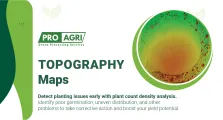 Topography maps | Plant count density analysis | Pro-Agri Drone Processing Services