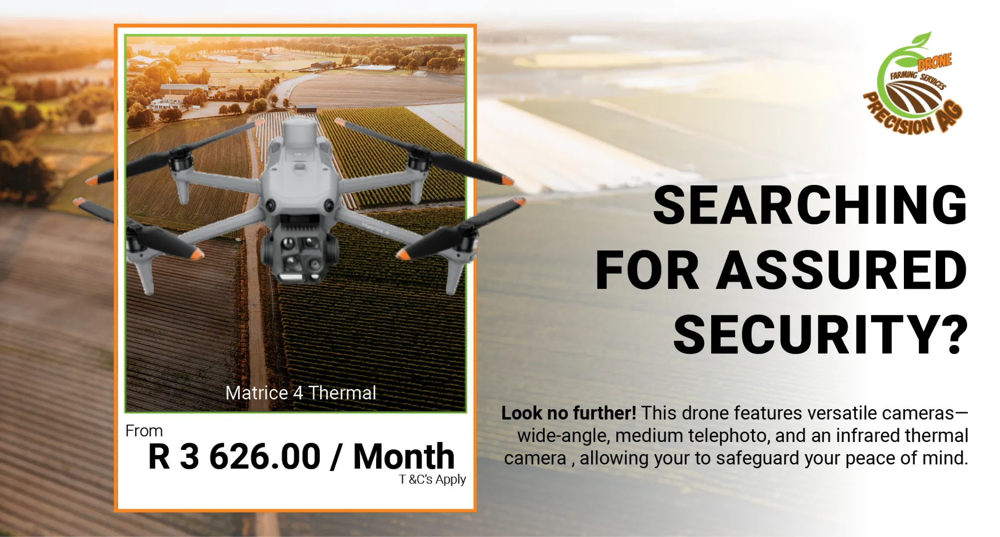 Matrice 4 Thermal | We specialize in drone technology | Precision AG