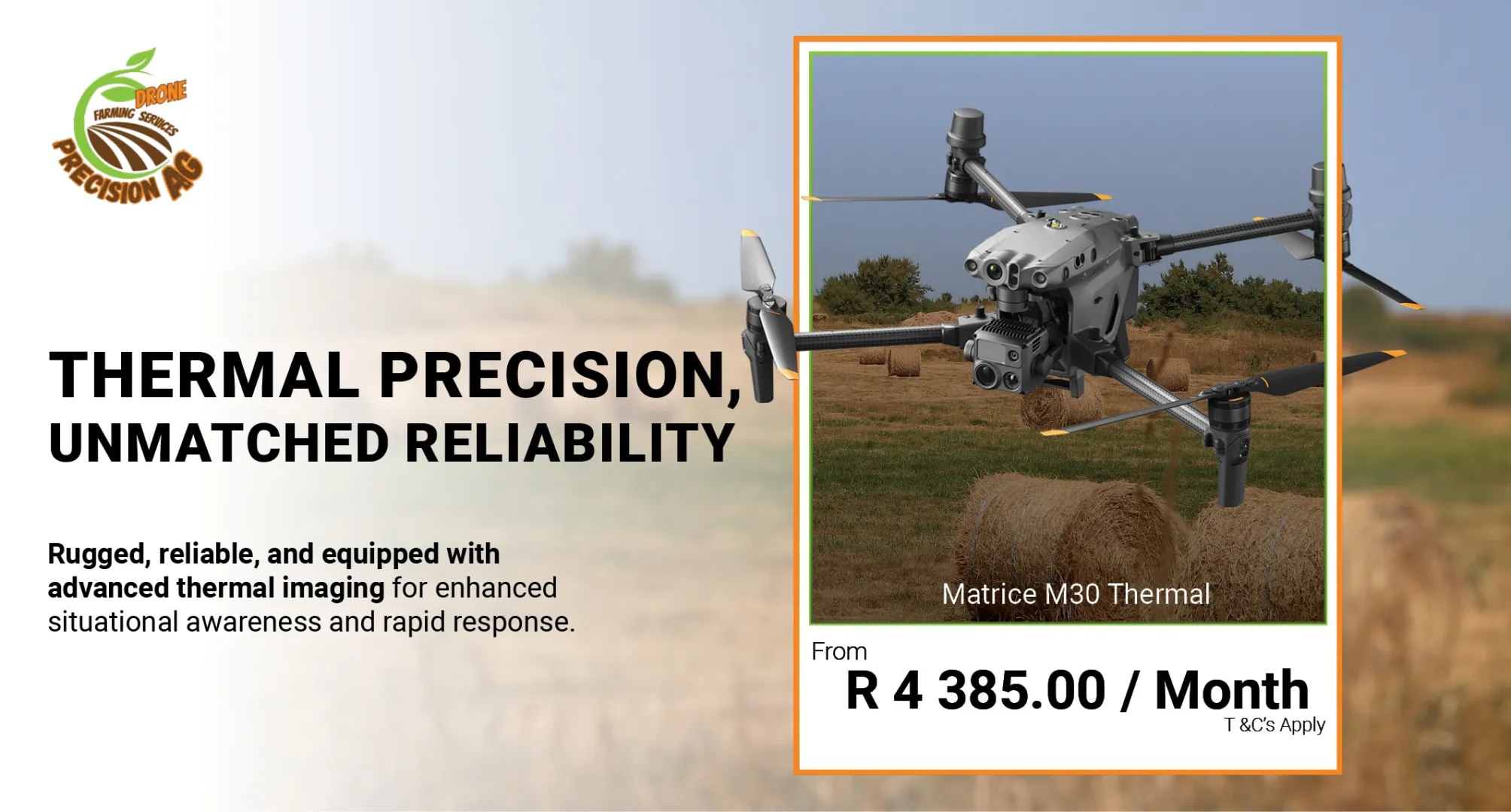 Thermal precision, unmatched reliability | Matrice M30 Thermal | Precision AG