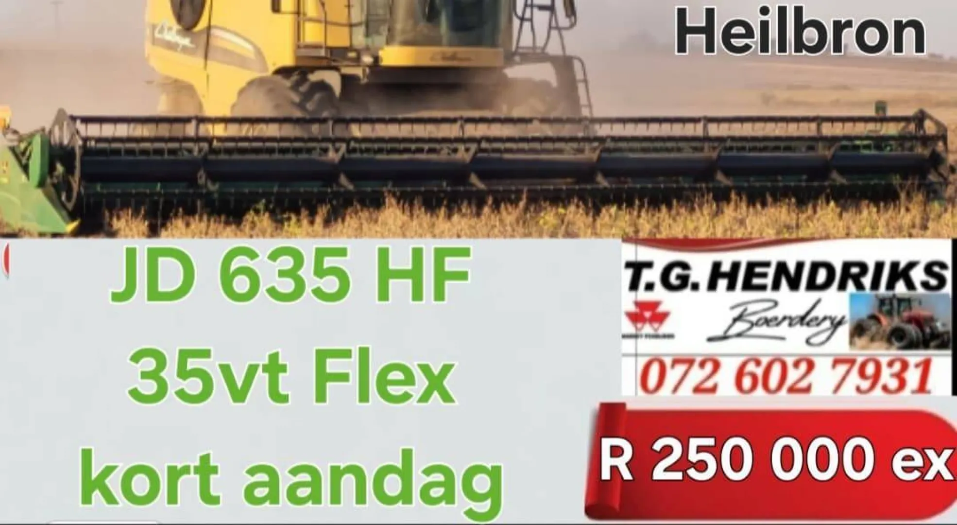 John Deere 35vt Flex Kort aandag | T.G. Hendriks