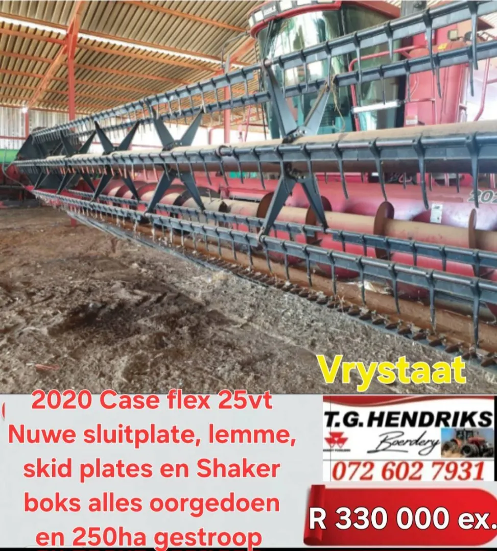 2020 Case flex 25vt Nuwe sluitplate | T.G. Hendriks