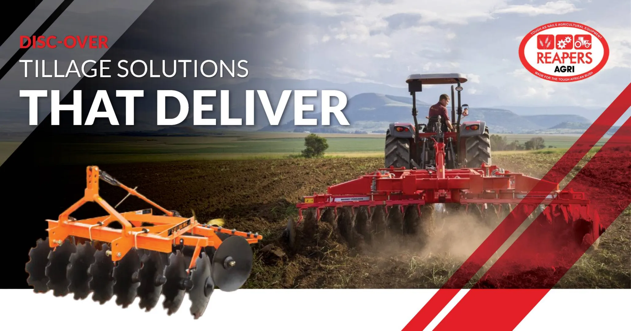 Disc-over tillage solutions that deliver | Disc harrows | Reapers Agri