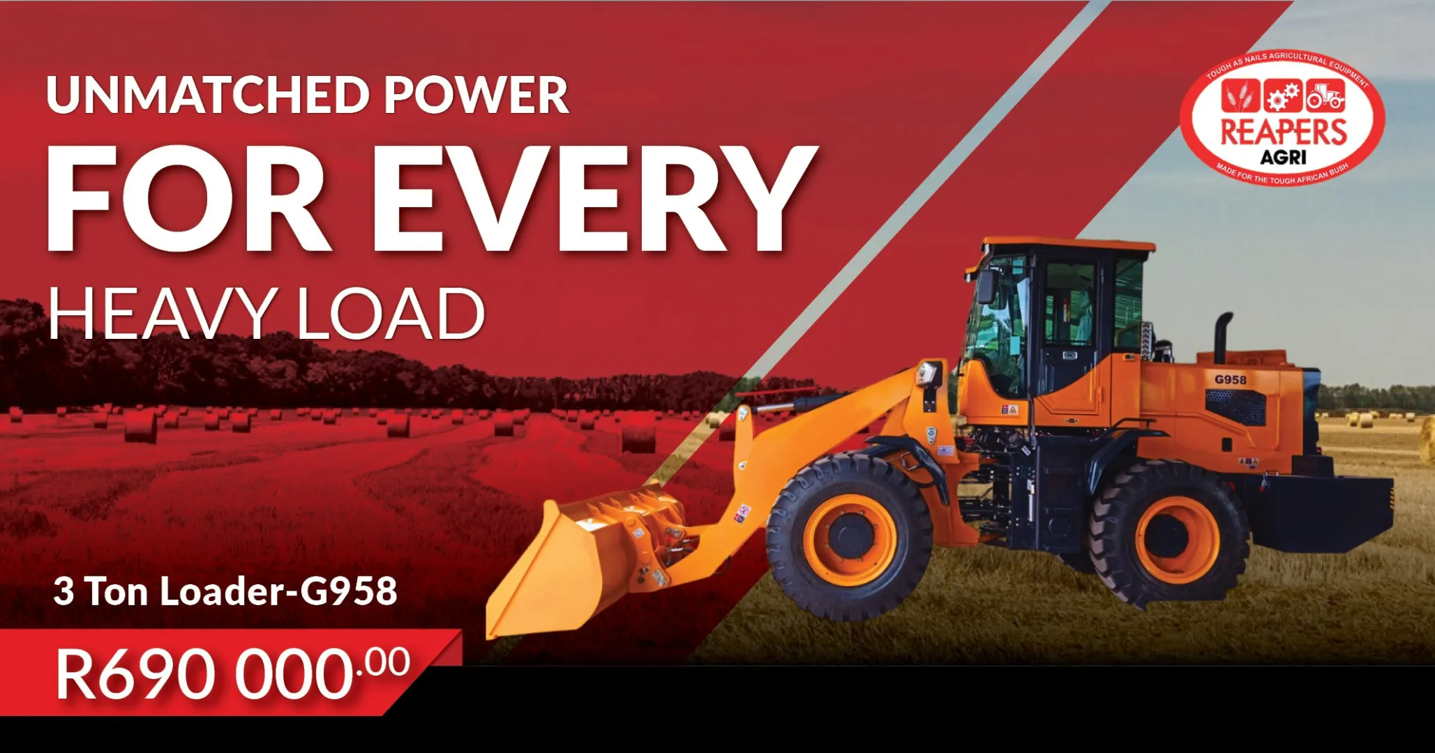 Unmatched power for every heavy load | Loaders | Reapers Agri