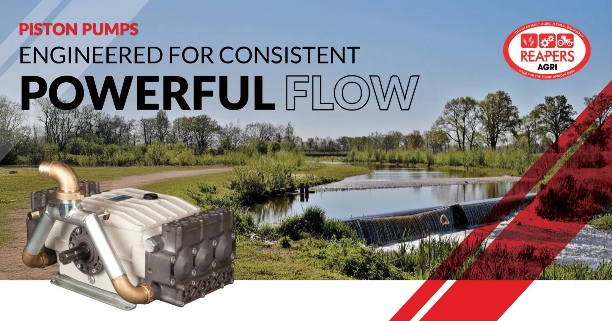 Engineered for constant powerful flow | Piston pumps | Reapers Agri