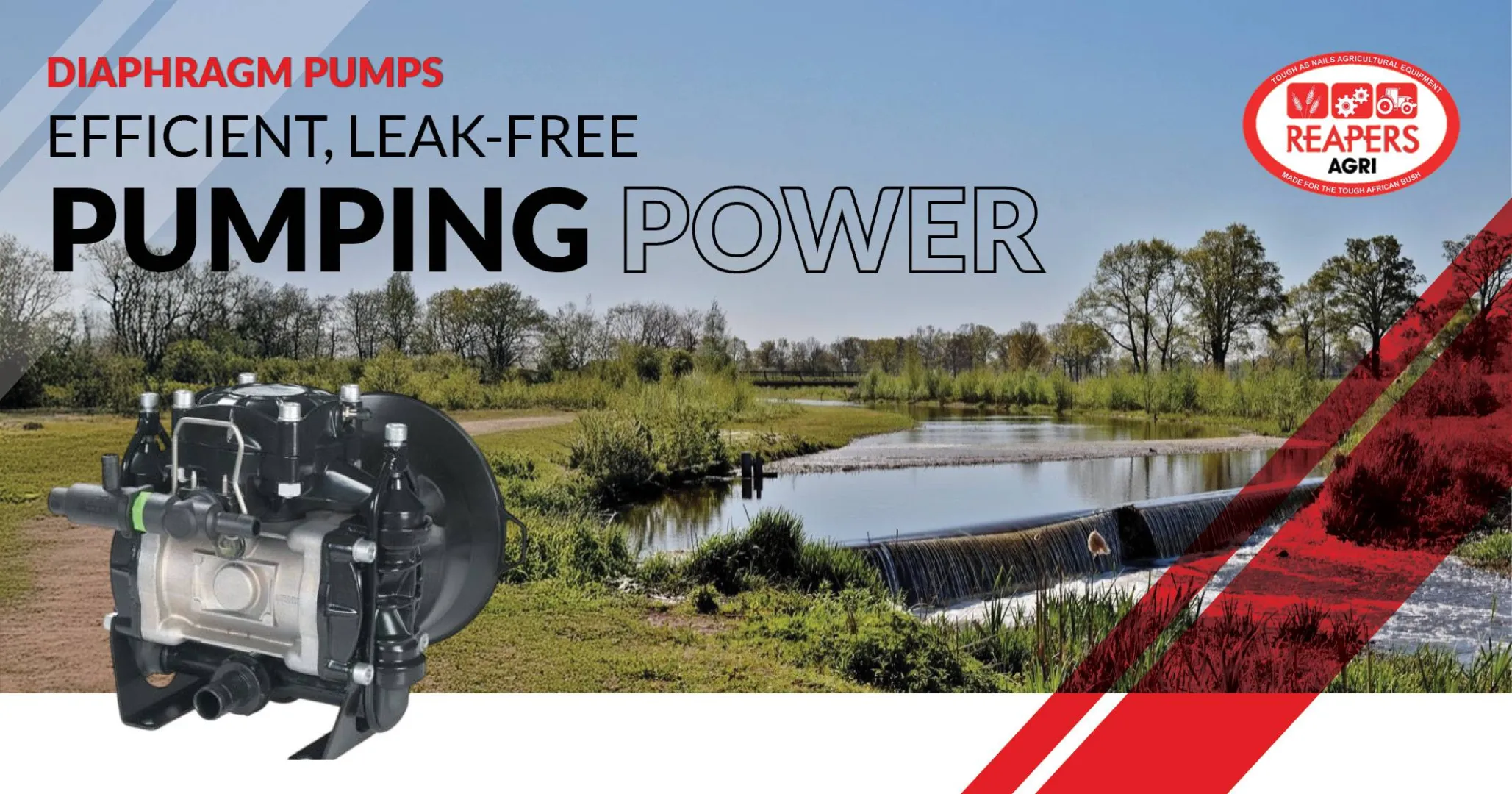 Efficient, leak free pumping power | Diaphragm pumps | Reapers Agri
