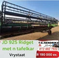 John Deere 925 Ridget met n tafelkar | T.G. Hendriks