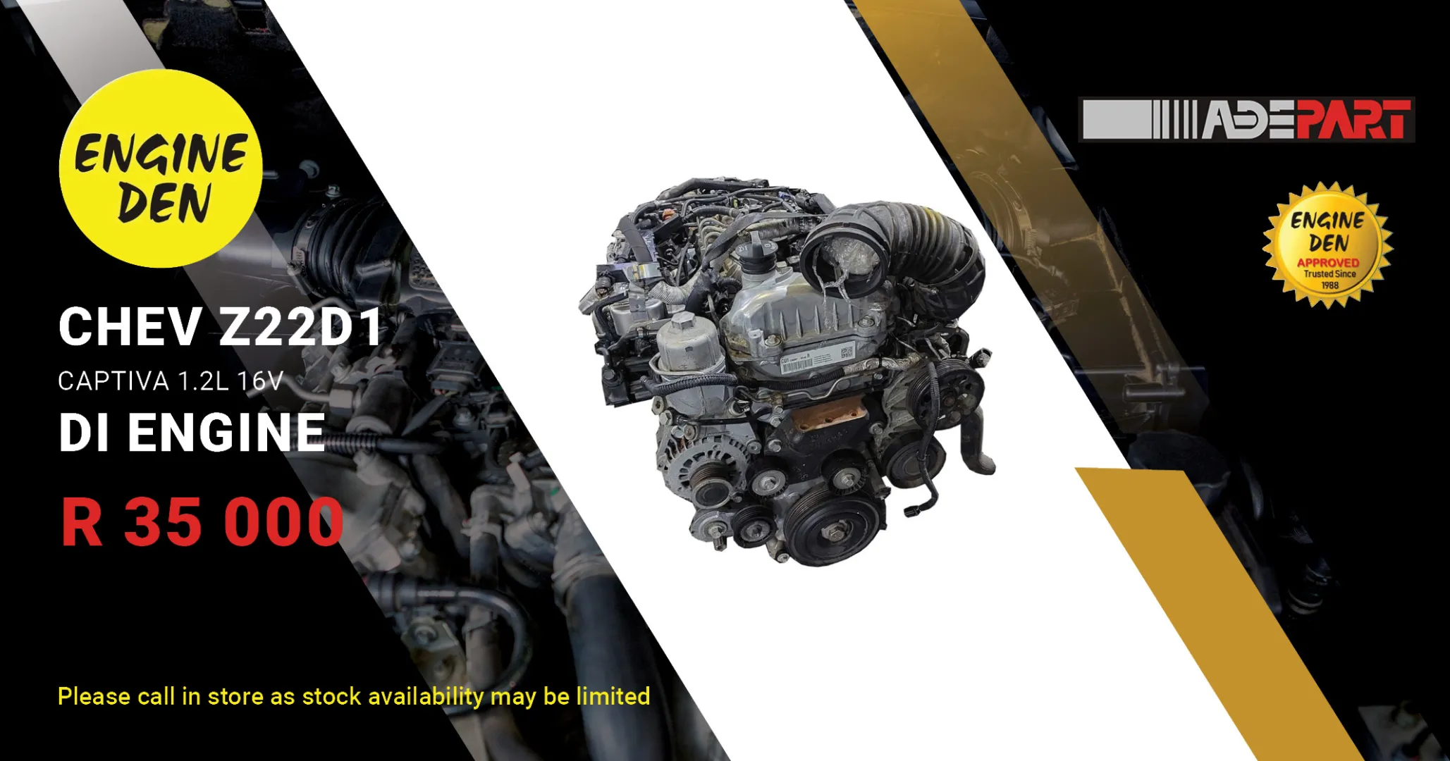 Chev Z22D1 captiva 1.2L 16V DI engine | Engine Den